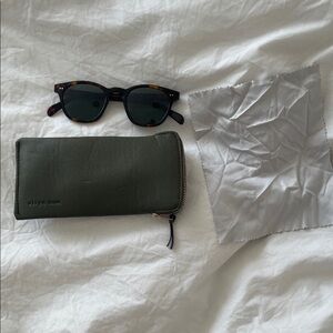 Taylor Stitch x allyn scura Sunglasses in Color Demi Amber